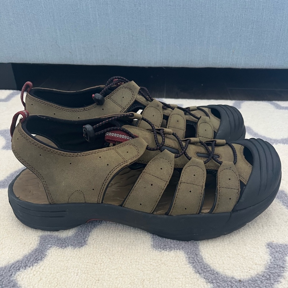 Men's Ozark Trail Rock II Fisherman Sandals Size 12 Summer Walking Beach Casual